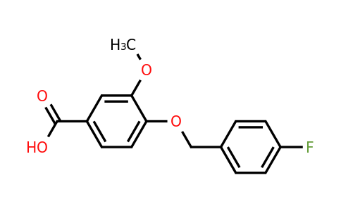 113457-32-2 | 4-((4-Fluorobenzyl)oxy)-3-methoxybenzoic acid