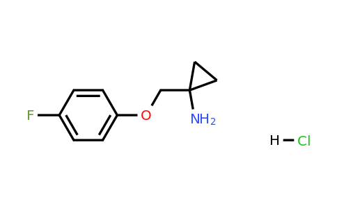 1-((4-Fluorophenoxy)methyl)cyclopropanamine hydrochloride