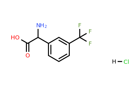 1134915-25-5 | 2-Amino-2-(3-(trifluoromethyl)phenyl)acetic acid hydrochloride