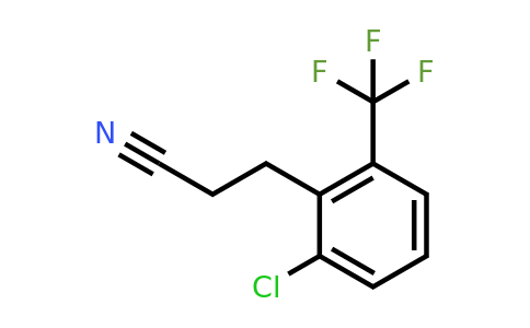 1135489-31-4 | 3-(2-Chloro-6-(trifluoromethyl)phenyl)propanenitrile