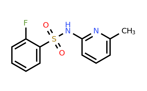 2-Fluoro-n-(6-methyl-2-pyridyl)benzenesulfonamide