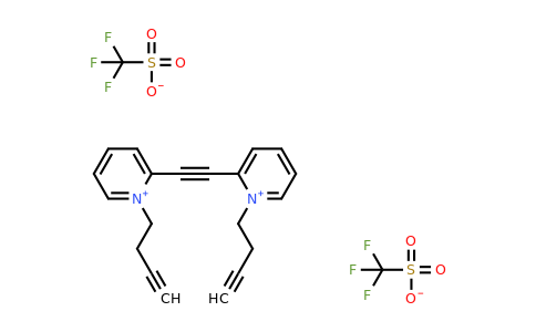 1137275-64-9 | 2,2'-(Ethyne-1,2-diyl)bis(1-(but-3-yn-1-yl)pyridin-1-ium) trifluoromethanesulfonate