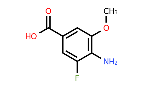 1137869-94-3 | 4-amino-3-fluoro-5-methoxy-benzoic acid