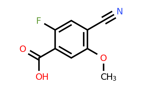1141474-31-8 | 4-Cyano-2-fluoro-5-methoxybenzoic acid