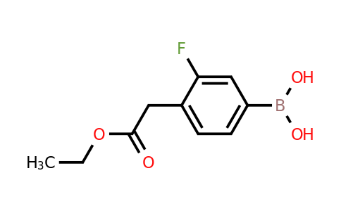 1146614-44-9 | 4-(Ethoxycarbonylmethyl)-3-fluorophenylboronic acid