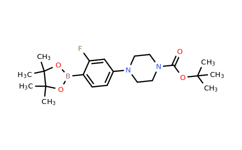 1146950-53-9 | 1-Piperazinecarboxylic acid, 4-[3-fluoro-4-(4,4,5,5-tetramethyl-1,3,2-dioxaborolan-2-yl)phenyl]-, 1,1-dimethylethyl ester