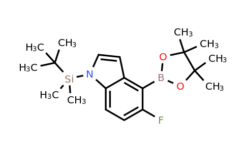 1148004-02-7 | tert-Butyl-[5-fluoro-4-(4,4,5,5-tetramethyl-1,3,2-dioxaborolan-2-yl)indol-1-yl]-dimethyl-silane