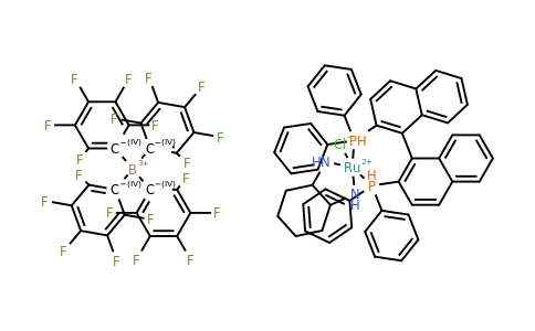 1150112-55-2 | Chloro[(R)-2,2'-bis(diphenylphosphino)-1,1'-binaphthyl][(1R,2R)-cyclohexane-1,2-diamine]ruthenium(II) tetrakis(pentafluorophenyl)borate
