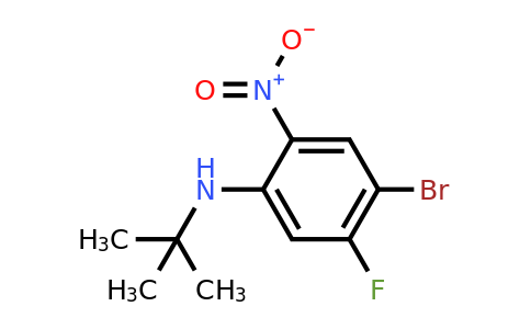 1150114-26-3 | 4-Bromo-N-(tert-butyl)-5-fluoro-2-nitroaniline