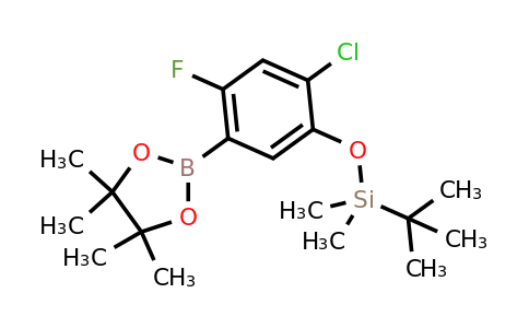 1150561-59-3 | tert-Butyl(2-chloro-4-fluoro-5-(4,4,5,5-tetramethyl-1,3,2-dioxaborolan-2-yl)phenoxy)dimethylsilane