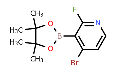 1150561-79-7 | 4-Bromo-2-fluoro-3-(4,4,5,5-tetramethyl-1,3,2-dioxaborolan-2-yl)pyridine