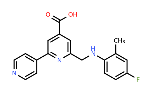 1150641-96-5 | 6-(((4-Fluoro-2-methylphenyl)amino)methyl)-[2,4'-bipyridine]-4-carboxylic acid