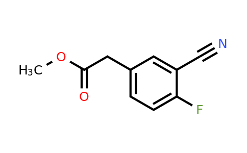 1151512-03-6 | Methyl 3-cyano-4-fluorophenylacetate