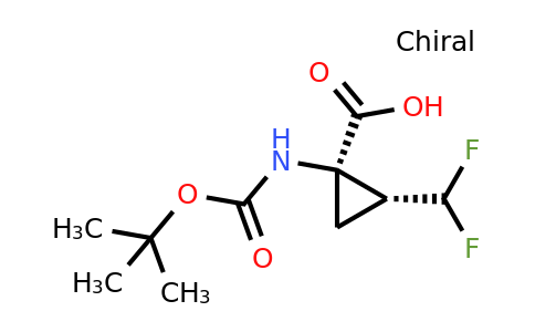 1152134-45-6 | (1R,2R)-1-((tert-Butoxycarbonyl)amino)-2-(difluoromethyl)cyclopropanecarboxylic acid