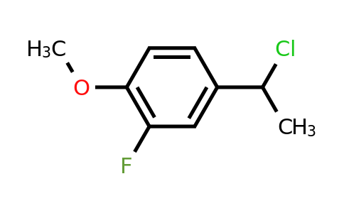 1152577-56-4 | 4-(1-Chloroethyl)-2-fluoro-1-methoxybenzene