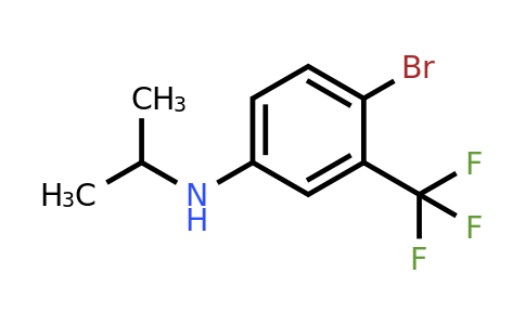 1152870-19-3 | 4-Bromo-N-isopropyl-3-(trifluoromethyl)aniline