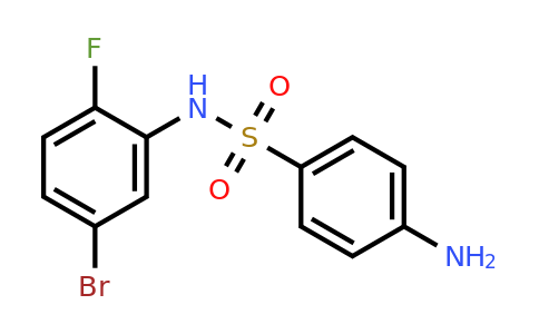 1153254-78-4 | 4-Amino-N-(5-bromo-2-fluorophenyl)benzenesulfonamide