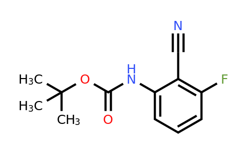 1153762-99-2 | tert-Butyl (2-cyano-3-fluorophenyl)carbamate