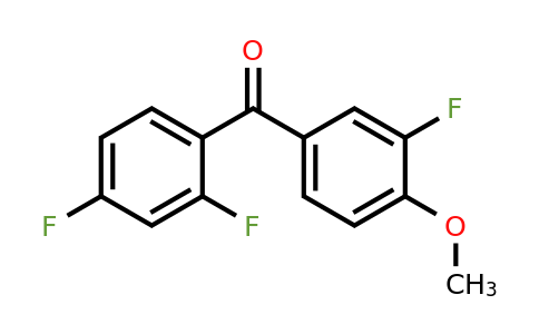 1154186-23-8 | (2,4-Difluorophenyl)(3-fluoro-4-methoxyphenyl)methanone