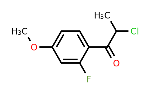 1156358-97-2 | 2-Chloro-2'-fluoro-4'-methoxypropiophenone