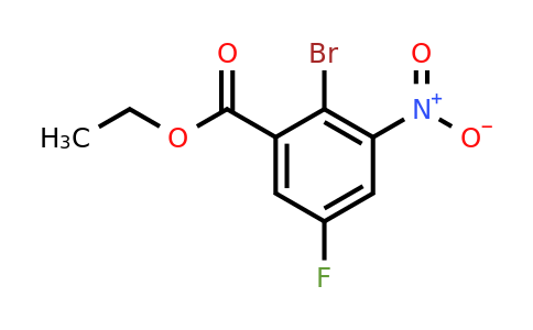 1156940-73-6 | Ethyl 2-bromo-5-fluoro-3-nitrobenzoate