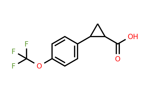 1157562-31-6 | 2-(4-(Trifluoromethoxy)phenyl)cyclopropanecarboxylic acid