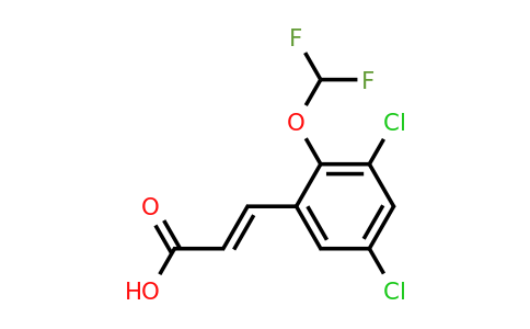 1158093-38-9 | 3,5-Dichloro-2-(difluoromethoxy)cinnamic acid