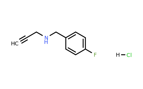 1158359-45-5 | N-(4-Fluorobenzyl)prop-2-yn-1-amine hydrochloride