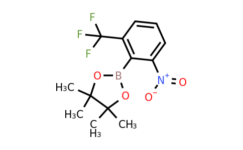 1159373-58-6 | 4,4,5,5-Tetramethyl-2-(2-nitro-6-(trifluoromethyl)phenyl)-1,3,2-dioxaborolane