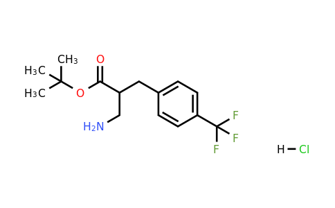 1159823-65-0 | tert-Butyl 3-amino-2-(4-(trifluoromethyl)benzyl)propanoate hydrochloride