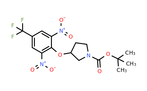 1159826-65-9 | tert-Butyl 3-(2,6-dinitro-4-(trifluoromethyl)phenoxy)pyrrolidine-1-carboxylate