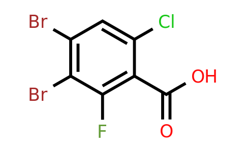 1160573-30-7 | 3,4-Dibromo-6-chloro-2-fluorobenzoic acid