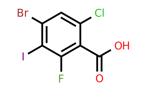 1160573-32-9 | 4-Bromo-6-chloro-2-fluoro-3-iodobenzoic acid