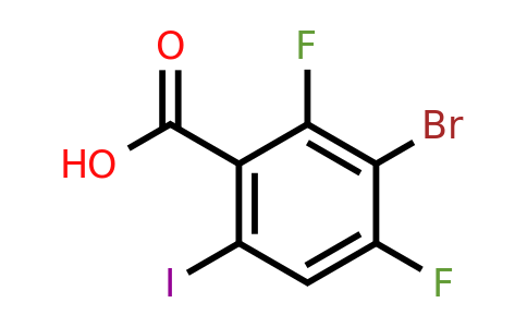 1160573-53-4 | 3-Bromo-2,4-difluoro-6-iodobenzoic acid
