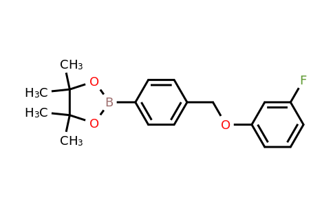 1160829-16-2 | 2-(4-((3-fluorophenoxy)methyl)phenyl)-4,4,5,5-tetramethyl-1,3,2-dioxaborolane