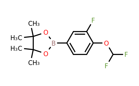 1162262-35-2 | 2-(4-(Difluoromethoxy)-3-fluorophenyl)-4,4,5,5-tetramethyl-1,3,2-dioxaborolane