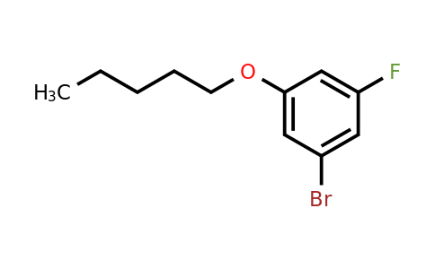 1163249-89-5 | 1-Bromo-3-fluoro-5-(pentyloxy)benzene