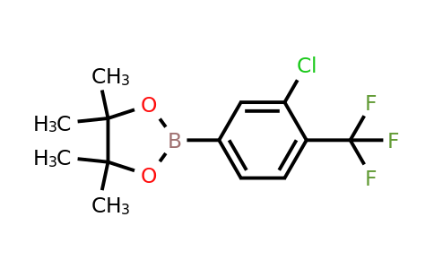 1165935-97-6 | 2-[3-Chloro-4-(trifluoromethyl)phenyl]-4,4,5,5-tetramethyl-1,3,2-dioxaborolane
