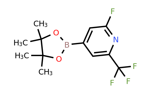 1169459-44-2 | 2-Fluoro-4-(4,4,5,5-tetramethyl-1,3,2-dioxaborolan-2-yl)-6-(trifluoromethyl)pyridine