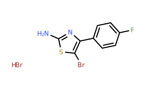 1171027-89-6 | 5-Bromo-4-(4-fluorophenyl)thiazol-2-amine hydrobromide