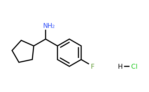 1171555-40-0 | Cyclopentyl(4-fluorophenyl)methanamine hydrochloride