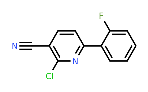 1171926-91-2 | 2-Chloro-6-(2-fluorophenyl)nicotinonitrile