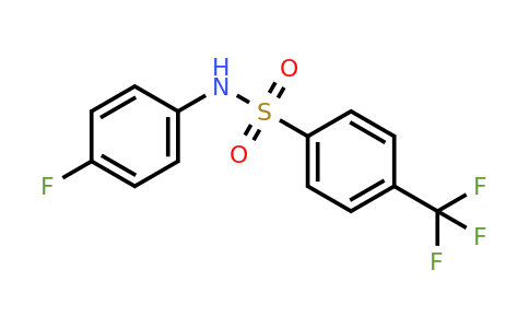 1173838-91-9 | N-(4-Fluorophenyl)-4-(trifluoromethyl)benzenesulfonamide