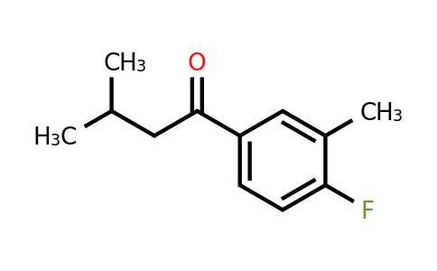1175916-26-3 | 1-(4-Fluoro-3-methylphenyl)-3-methylbutan-1-one