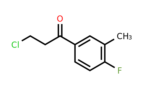1175986-33-0 | 3-Chloro-4'-fluoro-3'-methylpropiophenone