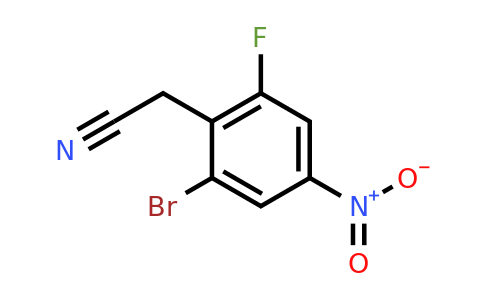 1176150-93-8 | 2-Bromo-6-fluoro-4-nitrophenylacetonitrile