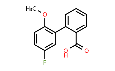 1178011-38-5 | 2-(5-Fluoro-2-methoxyphenyl)benzoic acid