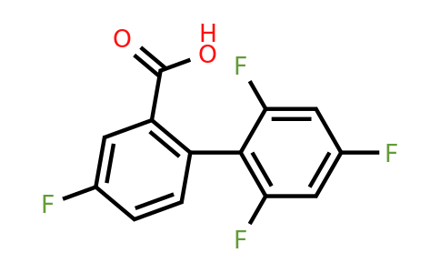 1178015-40-1 | 5-Fluoro-2-(2,4,6-trifluorophenyl)benzoic acid