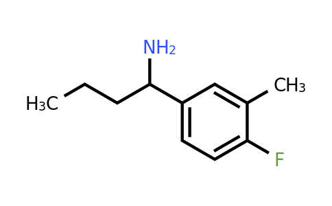 1178100-82-7 | 1-(4-Fluoro-3-methylphenyl)butan-1-amine