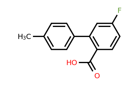 1178258-53-1 | 4-Fluoro-2-(4-methylphenyl)benzoic acid